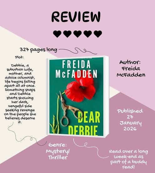 Dear Debbie by Freida McFadden