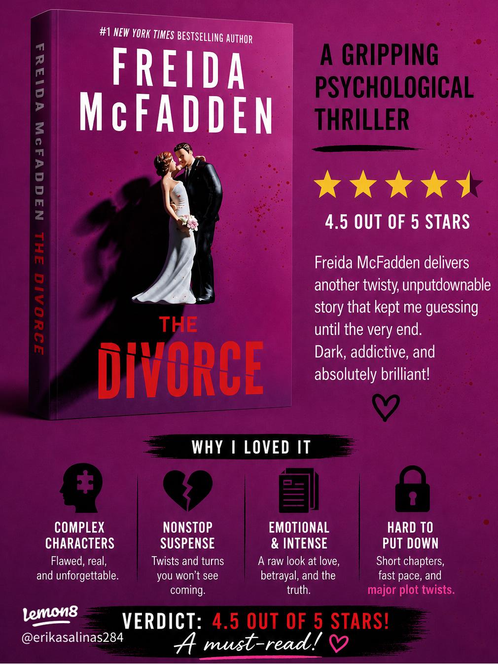 The Divorce by Freida McFadden